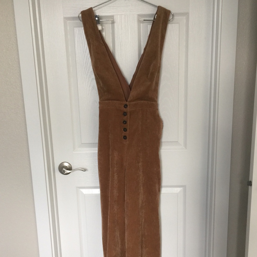Corduroy Bell Bottom Jumpsuit